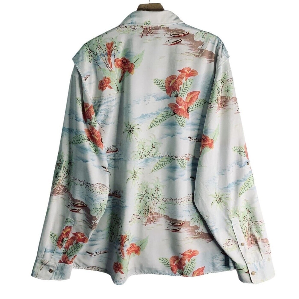 Faherty All Day Air UPF Button-Up Shirt Mens Size 2XL Tropical Breeze NWT $158 - Picture 5 of 15
